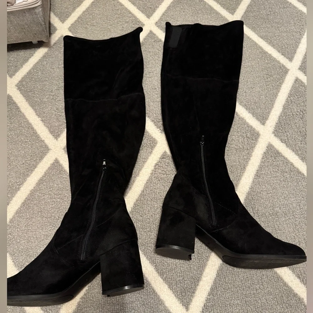 Unisa Black Over the Knee Boots